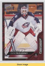 2016-17 Upper Deck Compendium Red Curtis McElhinney #373 READ w5t