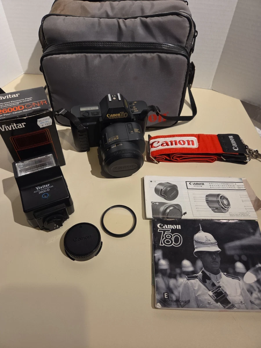 Canon T80 AC35-70 + T70 完動品セット Canon T80 Film Cameras for sale | eBay