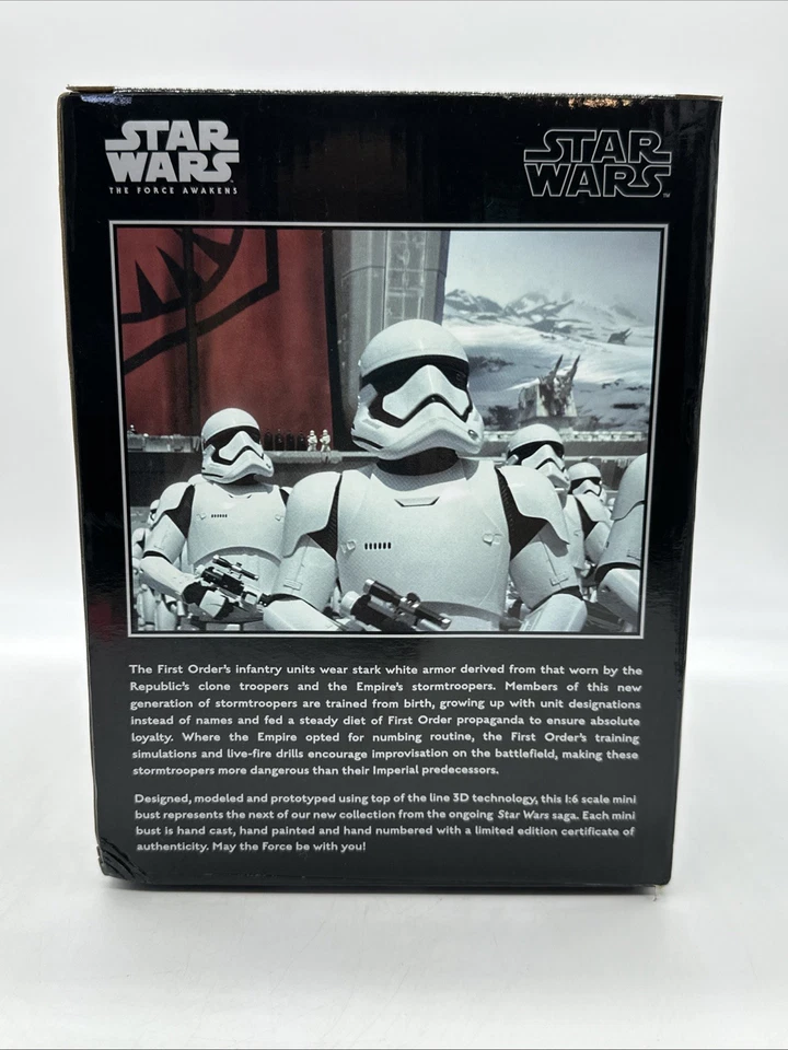 Mini busto Star Wars PRIMERA ORDEN STORMTROOPER por Gentle Giant 1477/3700 Foto 4 de 4