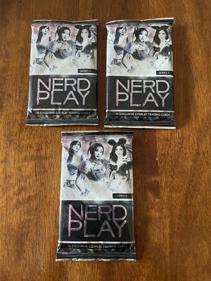 Nerd Play Series 1 - 10 Exclusive Cosplay Trading Cards - 3 SEALED PACKS