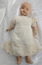 ANTIQUE A HORSMAN COMPOSITION/ CLOTH DOLL 20" EYES OPEN/ CLOSE 1930's READ Info