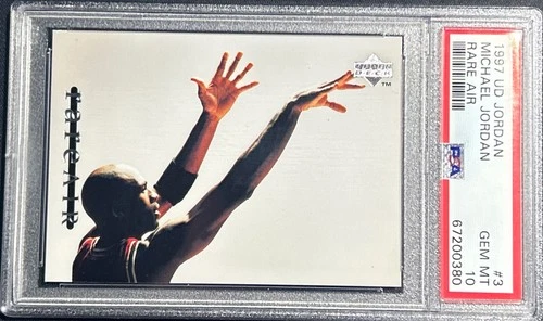 1994 MICHAEL JORDAN PSA 10 Upper Deck RARE AIR Bulls NBA Basketball Card 3 Bulls