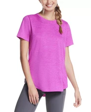 Skechers Active Go Walk Wear Go Dri Swift Tunic T-Shirt Women Vibrant Magenta  L