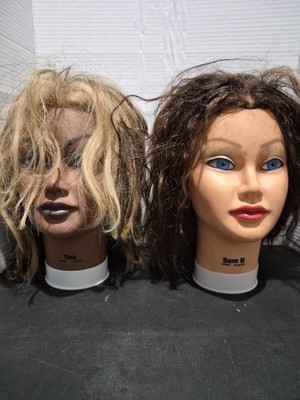 Burmax Human Hair Mannequin Head Sam And Tina
