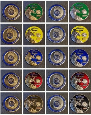 DEA 2020 Corona Virus 10 Coin Set