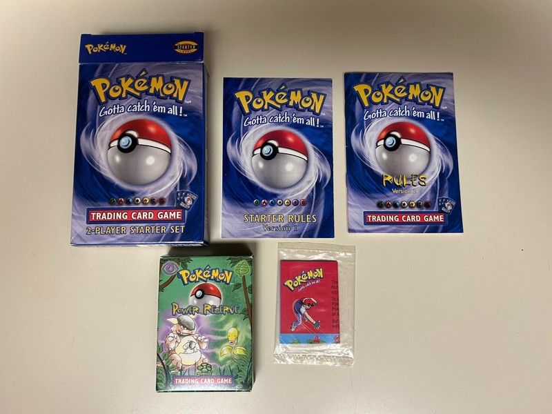 Pokemon 2-Player Starter EMPTY BOX And Pokemon Jungle Power Reserve EMPTY BOX
