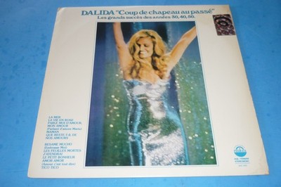 DALIDA - ''COUP DE CHAPEAU AU PASSE'' - RECORD ALBUM LP - BRAZIL IMPORT - FERMATA