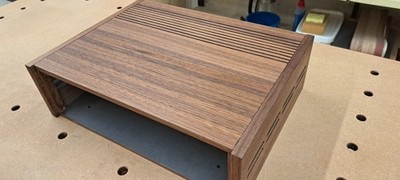 Holzgehäuse, Woodcase für Sony Receiver STR 6200 /6120 -amerikanischer Nussbaum 