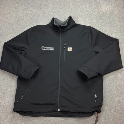 Carhartt Jacke Erwachsene X Large Schwarz Softshell Gefüttert Bomber Chore... - Bild 1 von 4