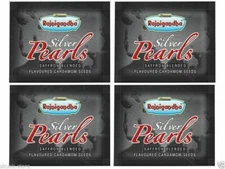 Rajnigandha Silver Pearls Mouth 0.14gm Per Pouch 100Pcs Freshener Seed Elaichi