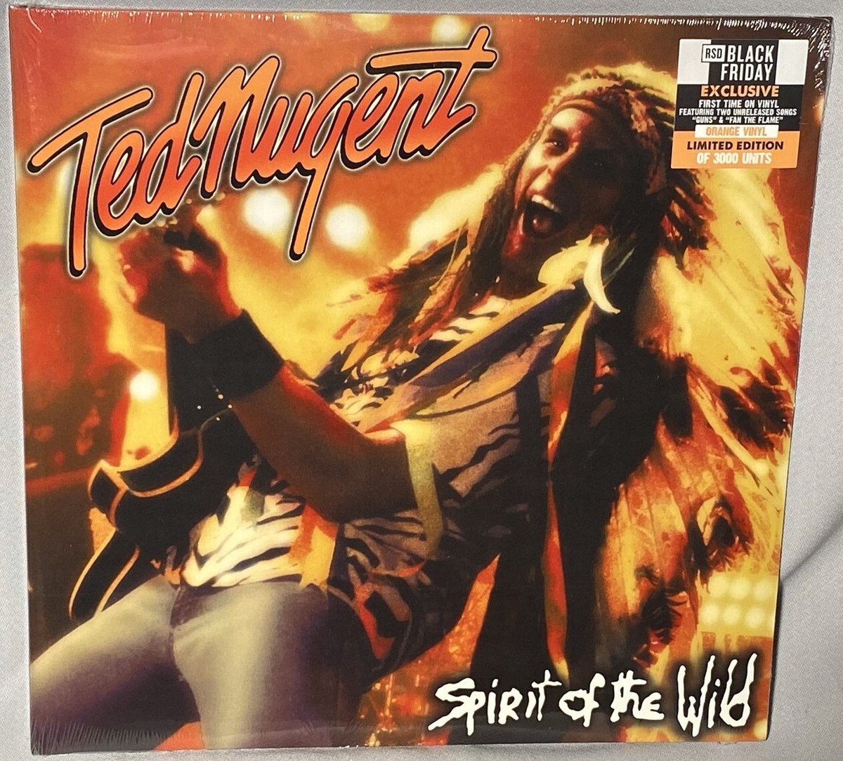 希少！【放送局用3枚組LP】Ted Nugent/Captured Live! LP TED NUGENT Spirit of the Wild (2LP ORANGE Vinyl, RSD BF 2022