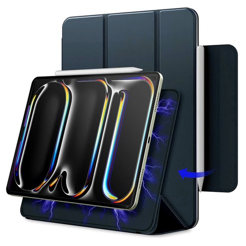 iPad Pro 11"/13" Case 2024 12.9 inch 2022 Magnetic Smart Folio Cover Slim - Picture 13 of 17