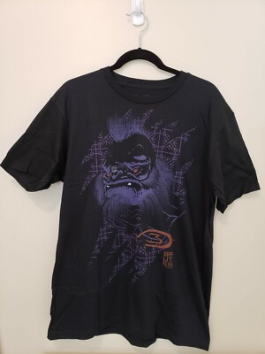 2007 Halo 3 T Shirt Brutes Black Microsoft Xbox 360 gaming Size Medium
