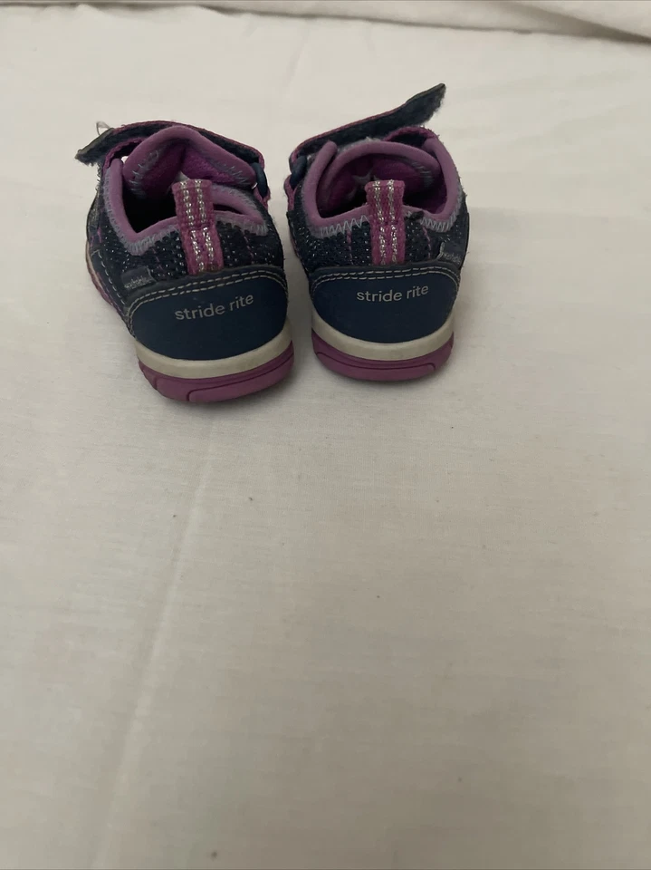 Stride Rite Baby Girl Sneakers Size 4 - Image 3 of 4