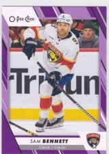 2023/24 OPC..SAM BENNETT..PURPLE BOARDER../49..# 408..PANTHERS..COMBINED SHIP