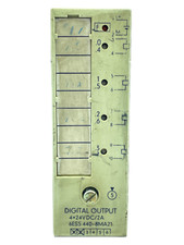 Siemens SIMATIC S5 6ES5 440-8MA21 4x24VDC/2A Digital Output PLC Module Relay