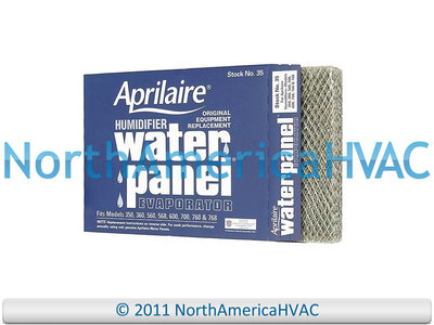 OEM #35 Aprilaire Luftbefeuchter Wasser Panel Pad 350 360