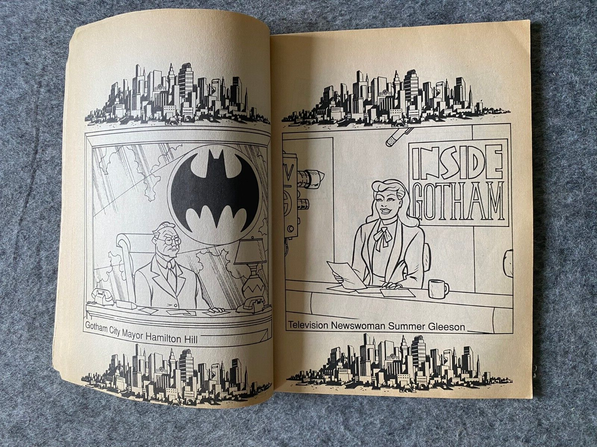 Adventures of Batman and Robin Vintage Coloring Book (Golden Books