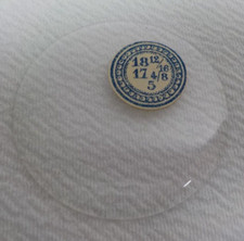 THIN GLASS POCKET WATCH CRYSTAL WATCHMAKER SIZE 18 12/16 H 5 REPLACEMENT 344