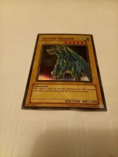 YU-GI-OH! Luster Dragon - LOD-050 - Unlimited Edition - Super Rare - Vintage - Picture 1 of 12