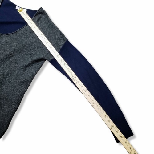 Madewell Women's Sweater Grey / Navy Blue Size Extra Small ( XS ) - Picture 6 of 6