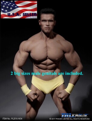 SUPER FLEXIBLE FIGURE 【PL2016-M34】 Amazon.com: Phicen 1/6 Scale Super Flexible Male Muscular