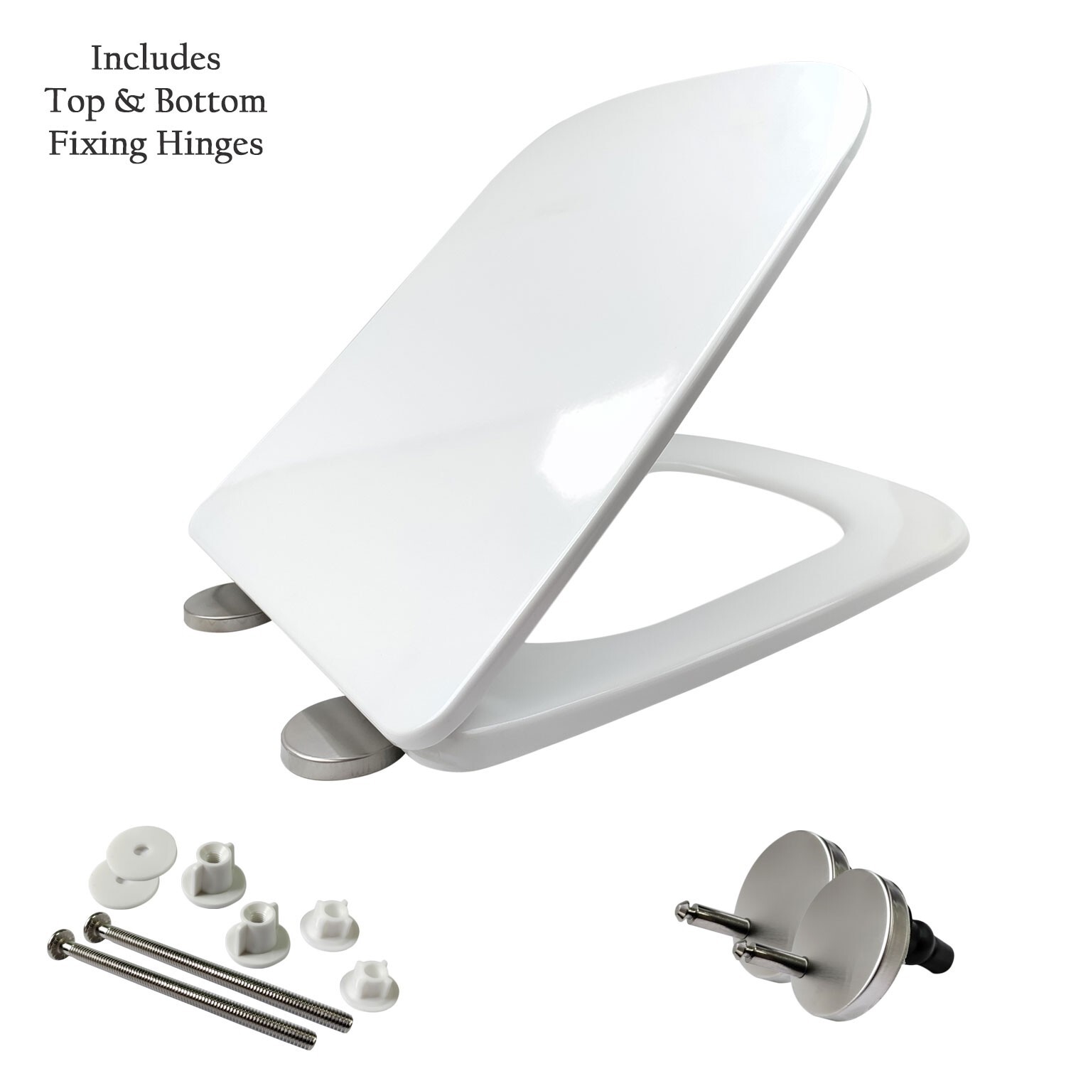 EcoSpa BE023 Toilet Seats White for sale online eBay