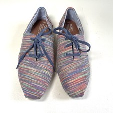 Toms Canvas Multicolour Rainbow Shoes Size UK 5