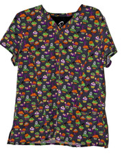 Scrubs Halloween Cupcakes Prints By Maevn Women Size L Uniform