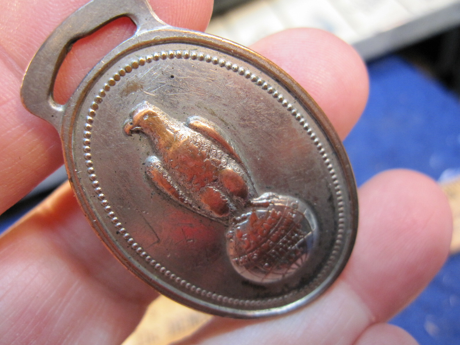 J I Case Threshing Machine Co Racine Wis pocket watch fob eBay