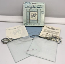 Dimensions Daydreams Petite Dragonfly Wings Cross Stitch Under Glass 72603 5"x5"