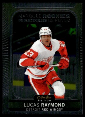 2021-22 O-Pee-Chee Platinum Lucas Raymond Rookie Detroit Red Wings #286
