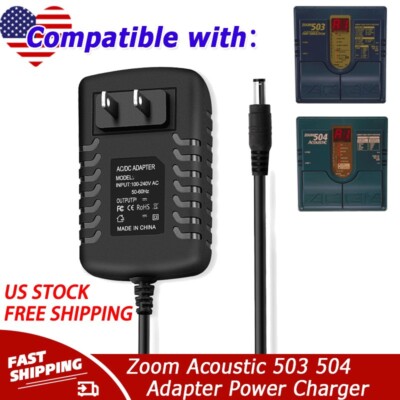 AC Adapter Charger For Zoom Acoustic 503 504 504II 505 505II Power Supply Cord