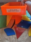 Vintage Hard Plastic Learning Shapes For Preschool Learning Good Condition  — photo 3