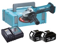 Makita - Dga452 - 18v 115mm Angle Grinder - 5.0ah Pack Makita - Dga452 - 18v 115mm Angle Grinder - 5.0ah Pack