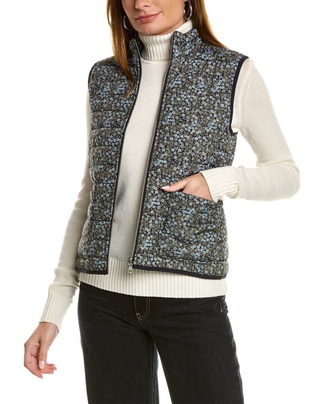 Brooks Brothers Reversible Puffer Vest Women's