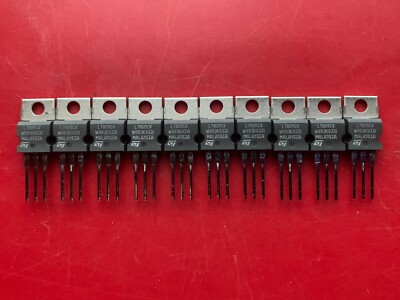 10x L7805CV ST MICROELECTRONICS IC REG LDO 5V 1.5A TO 220AB LINEAR VOLTAGE REG