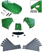 New Hood/Fuel Door Kit/Catch/Cowls/Cover/Absorber Fits John Deer 4500 4600 4700