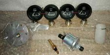 Gauges Kit- 52 Electrical Temp Oil Pressure Fuel Volt Senders Sending Unit Me
