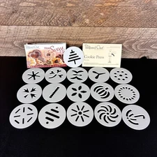 The Pampered Chef COOKIE PRESS 1525 Disc Set 16 Count ~ Replacement Cookie Disks