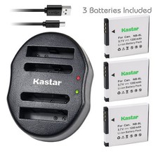 NB-8L Battery  Dual Charger for Canon PowerShot A2200, A3000 IS, A3100 IS