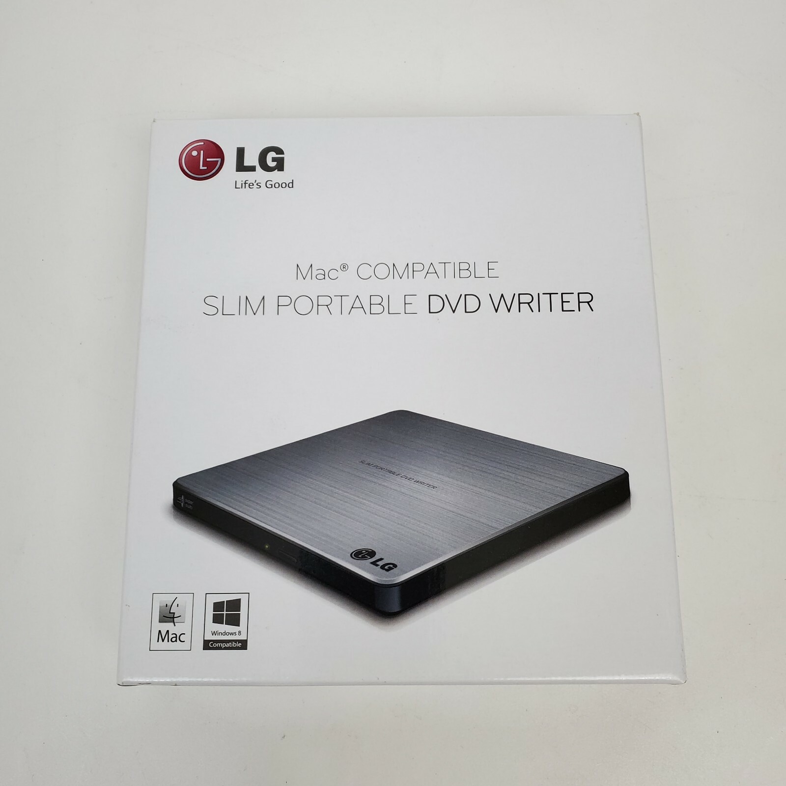LG GP60NS50 Slim Portable External DVD/CD Burner Writer for Mac/Windows