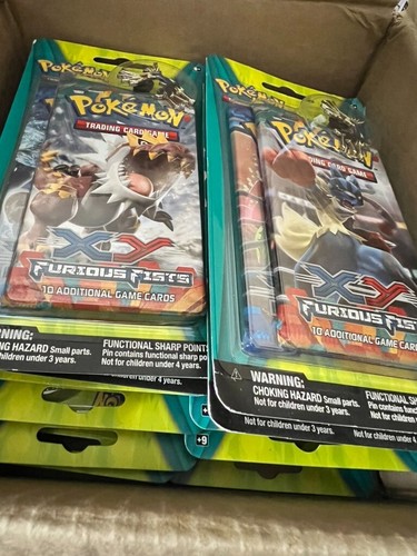 Pokemon 2-Pack Blister Xerneas Pin XY Furious Fists Base X&Y - Picture 3 of 4