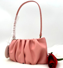 Staud Bean Leather Clutch In Color Grapefruit At Nordstrom New