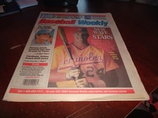 BASEBALL WEEKLY USA TODAY june 6 1991 mlb eduardo perez texas rangers vintage