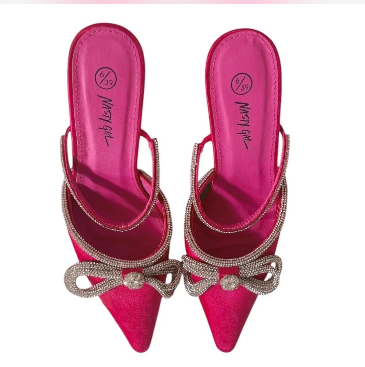 Talons Hauts Nasty Gal "Here Kitty" Léopard, Marron, Taille UK 4 (EU 37)