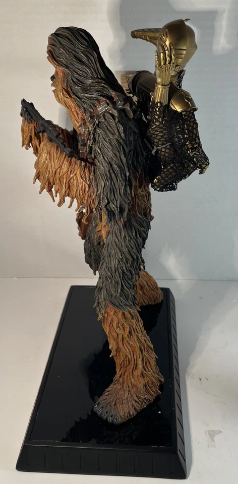 Estátua Gentle Giant Star Wars Empire Strikes Back CHEWBACCA 3PO 1780/3000 - Imagem 3 de 4