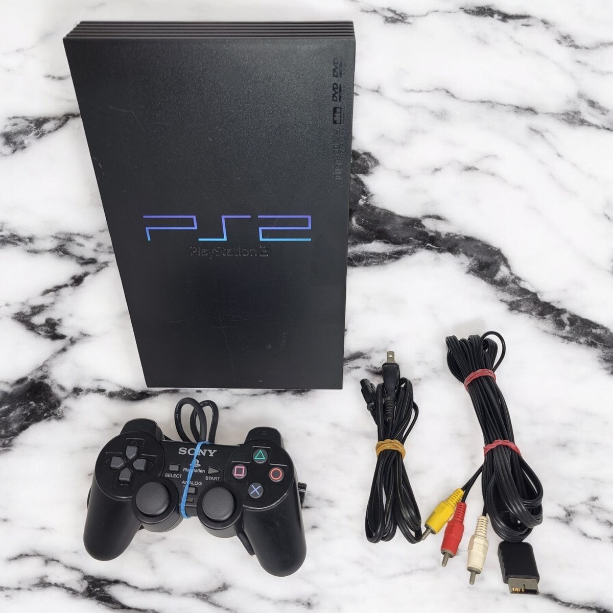 Sony PlayStation2 PS2 black SCPH-30000 Console Working NTSC-J