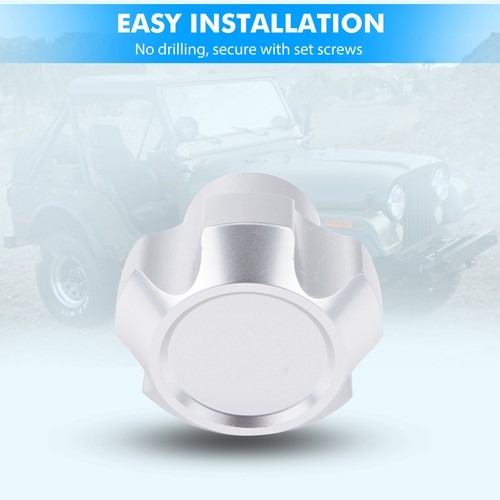 Billet Aluminum Dash Control Knobs Dash Knob Switch For Jeep CJ5 CJ7 CJ8 1976-86 - Picture 5 of 9