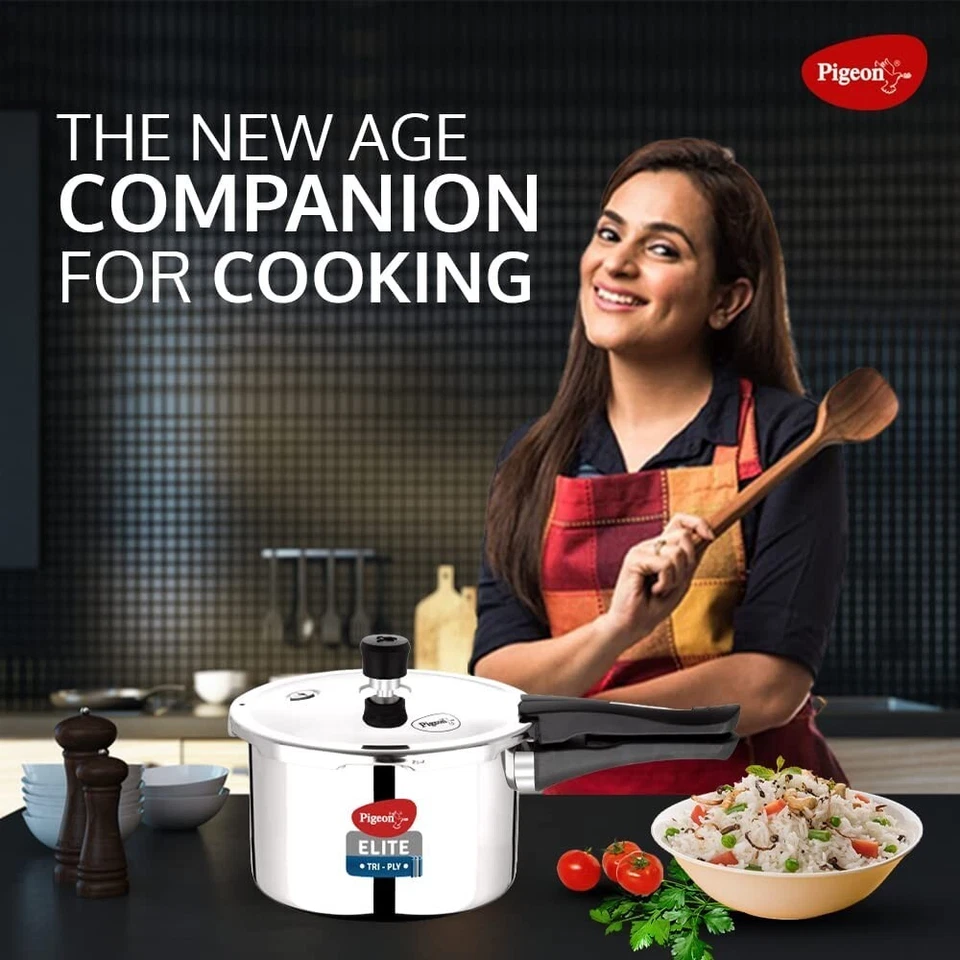 Autocuiseur neuf en acier inoxydable Pigeon Elite Shine, 1,5 litre - livraiso... - Photo 3/4